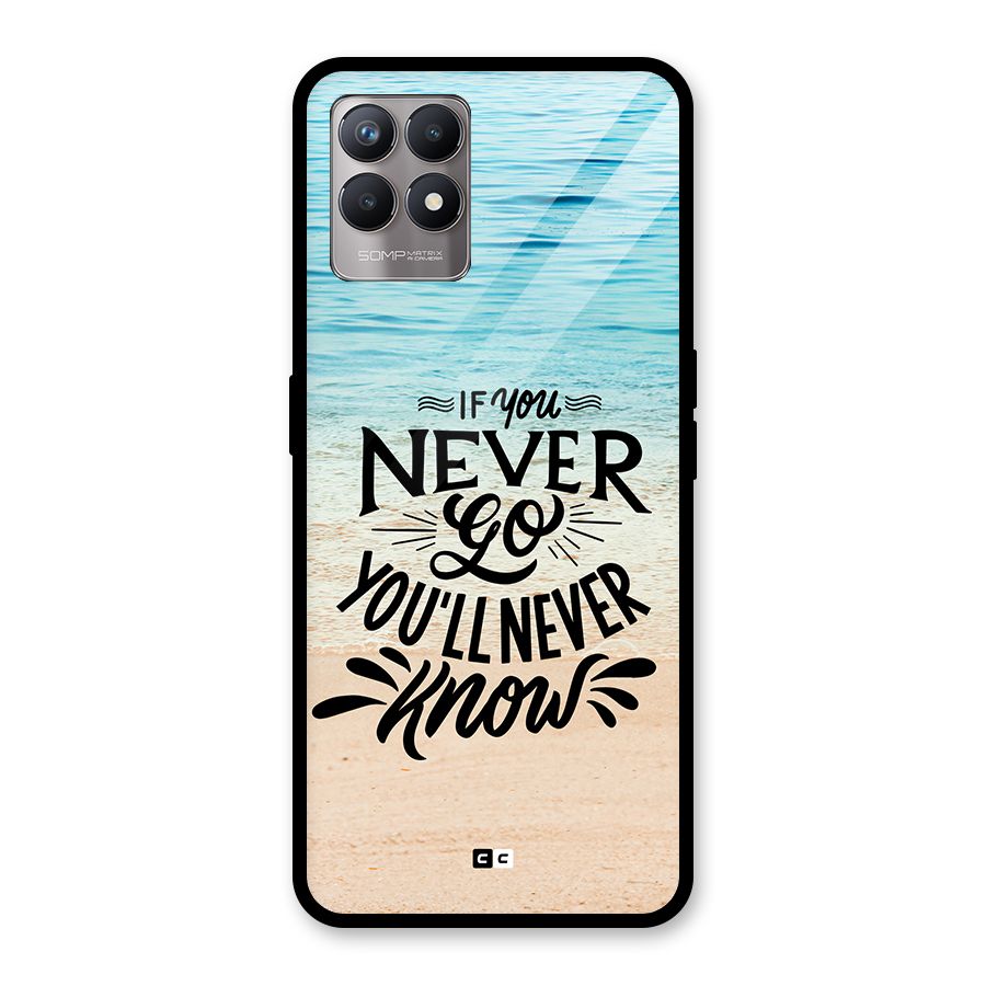 Will Never Know Glass Back Case for Realme 8i