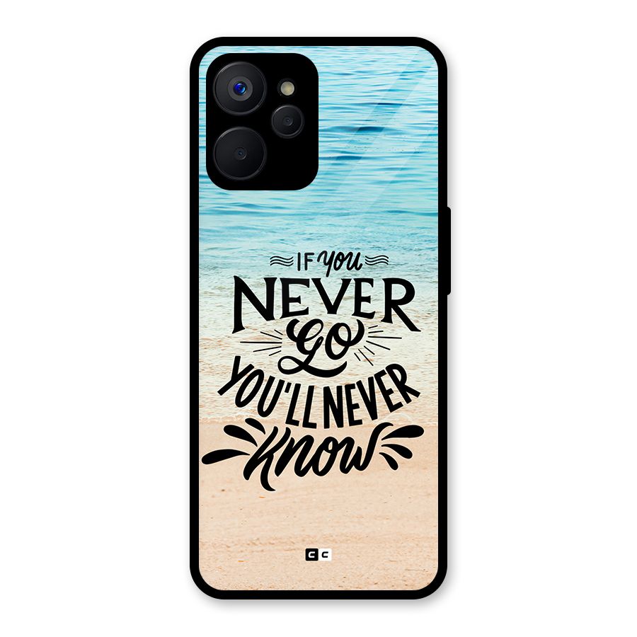 Will Never Know Glass Back Case for Realme 9i 5G