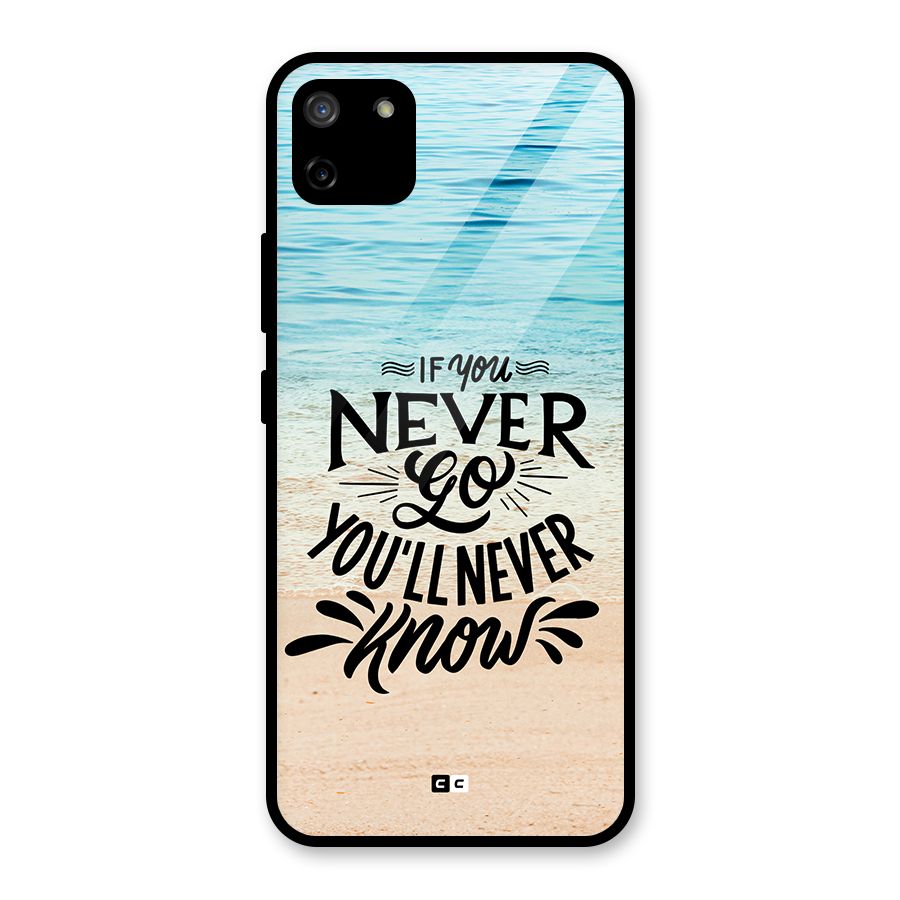 Will Never Know Glass Back Case for Realme C11
