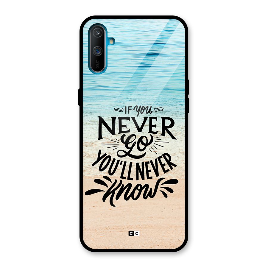 Will Never Know Glass Back Case for Realme C3
