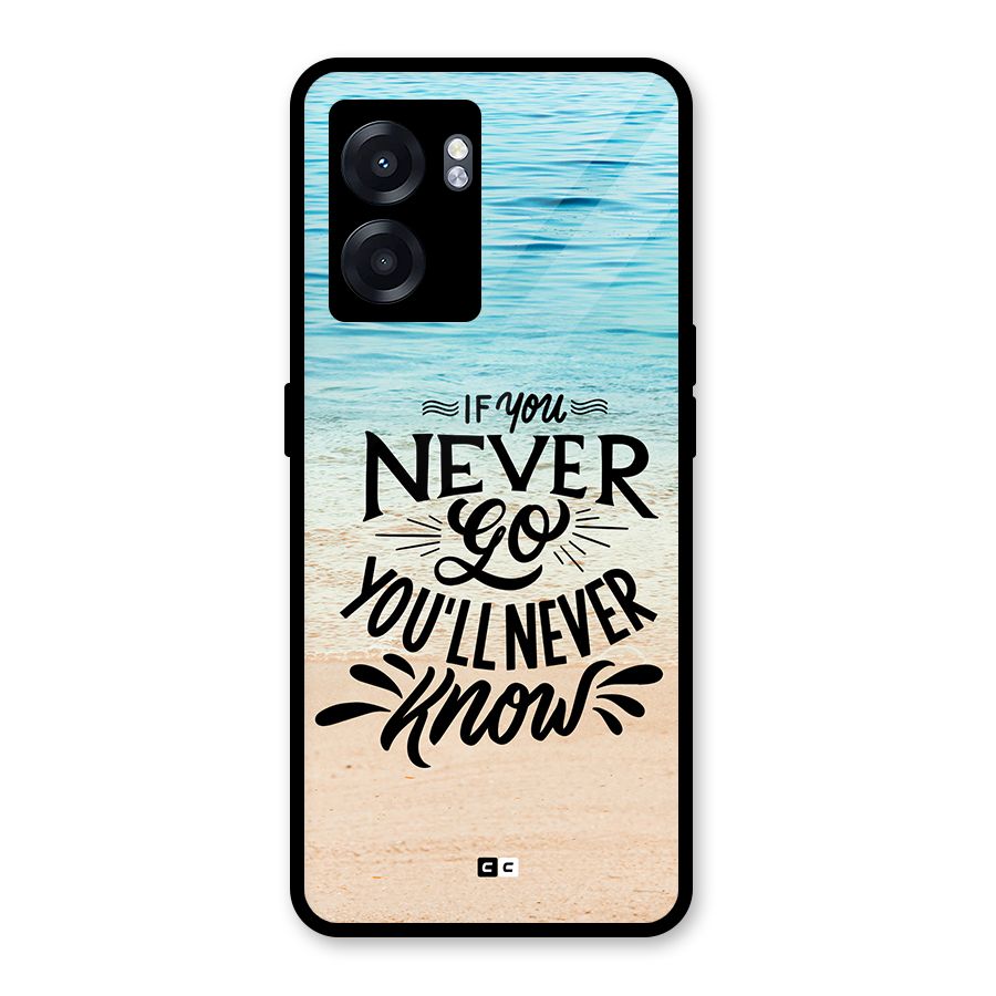 Will Never Know Glass Back Case for Realme Narzo 50 5G