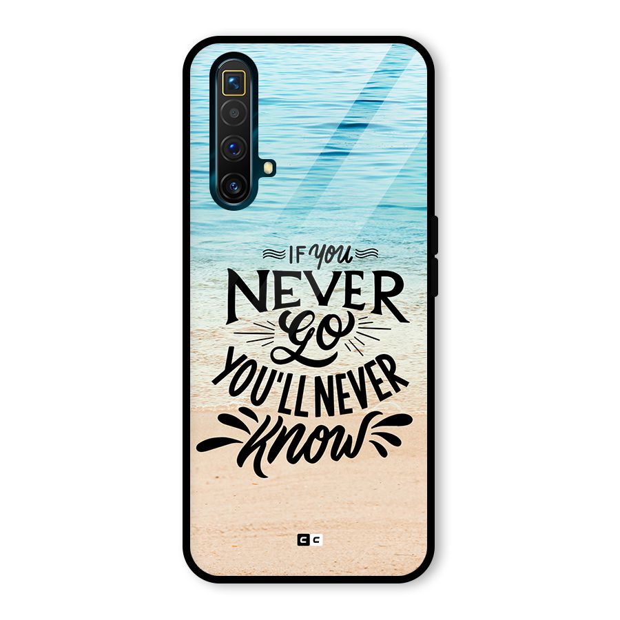Will Never Know Glass Back Case for Realme X3