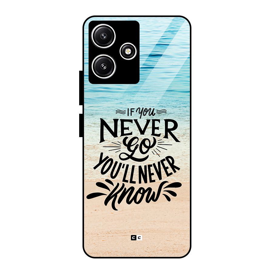 Will Never Know Glass Back Case for Redmi 12 5G