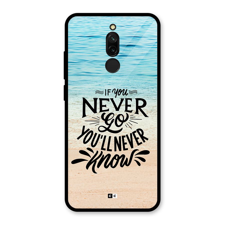 Will Never Know Glass Back Case for Redmi 8