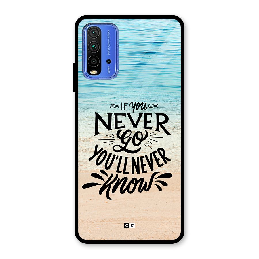 Will Never Know Glass Back Case for Redmi 9 Power