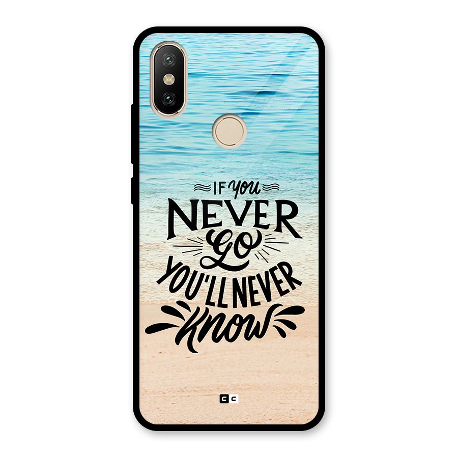 Will Never Know Glass Back Case for Redmi A2