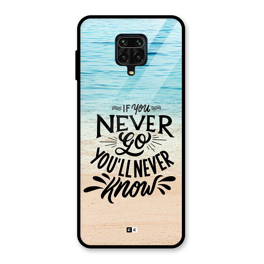 Will Never Know Glass Back Case for Redmi Note 10 Lite