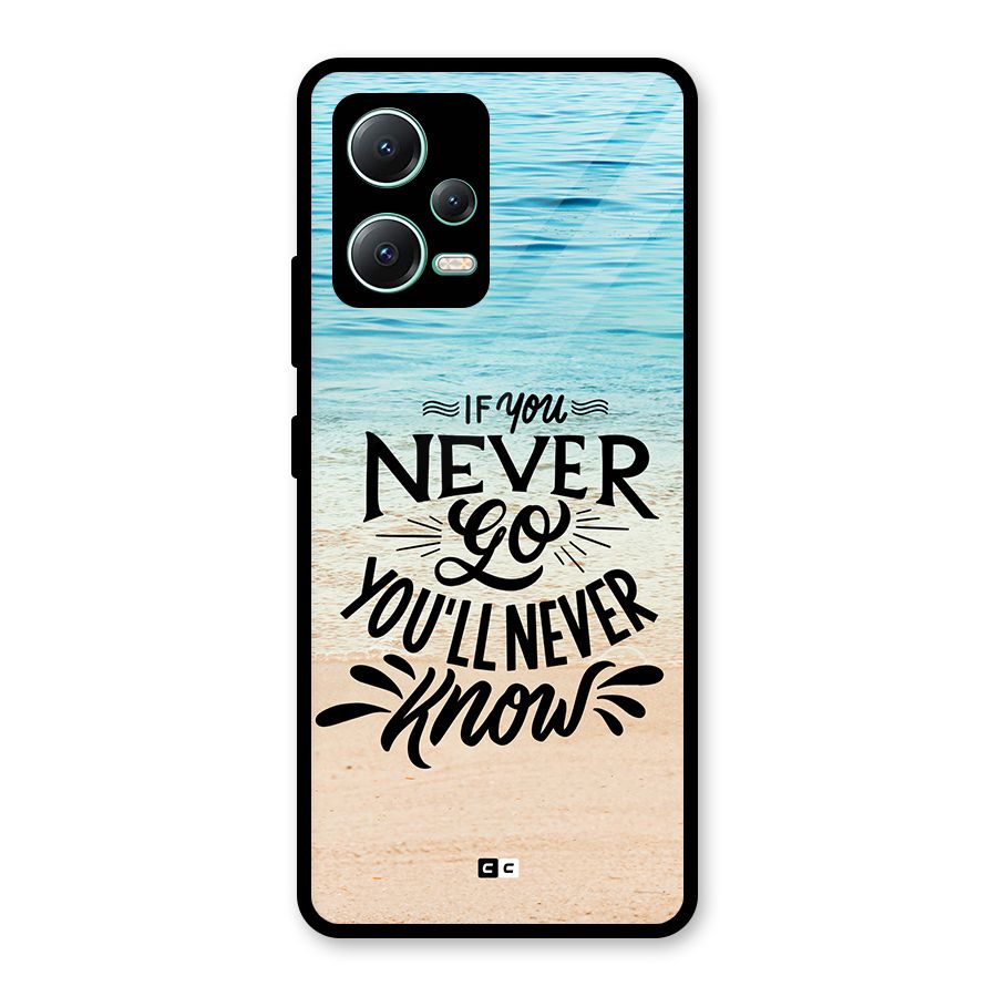 Will Never Know Glass Back Case for Redmi Note 12 5G