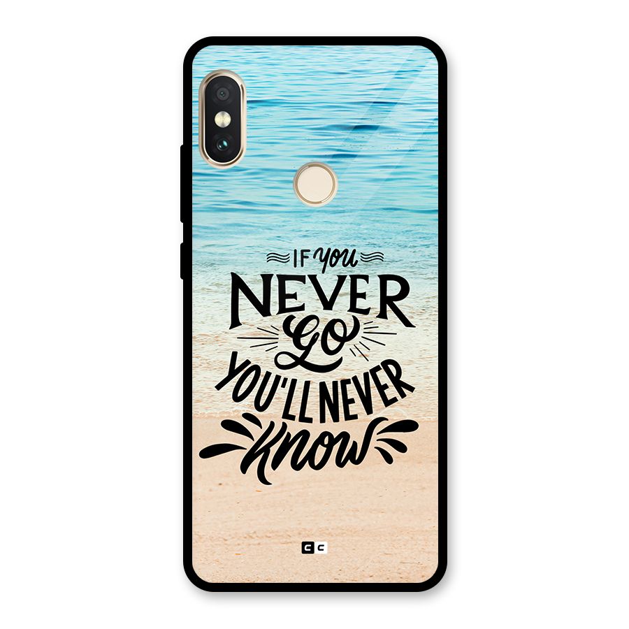 Will Never Know Glass Back Case for Redmi Note 5 Pro