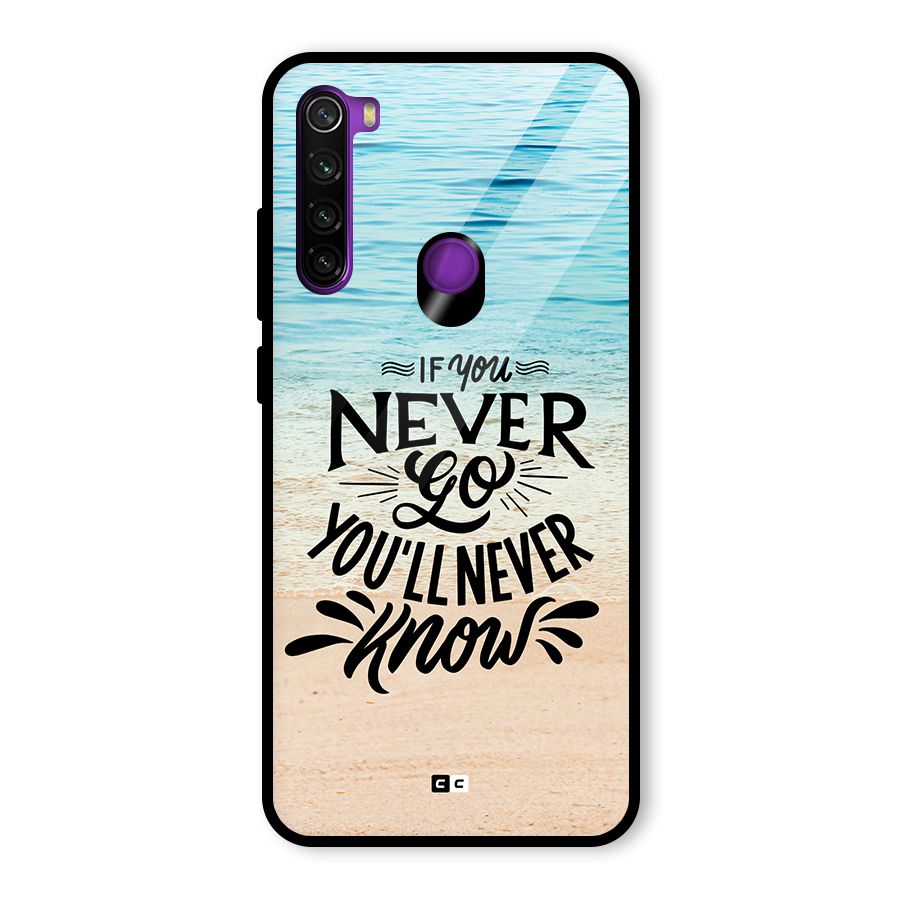 Will Never Know Glass Back Case for Redmi Note 8
