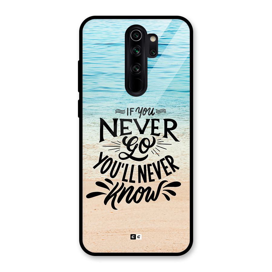 Will Never Know Glass Back Case for Redmi Note 8 Pro