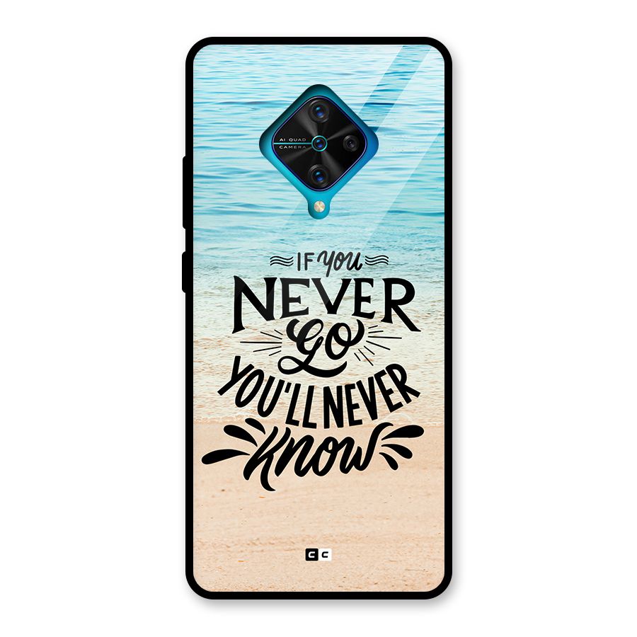 Will Never Know Glass Back Case for Vivo S1 Pro