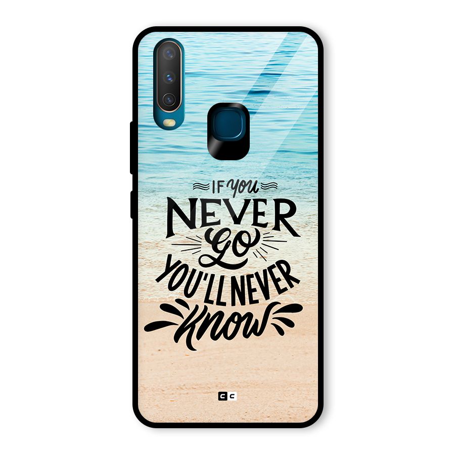 Will Never Know Glass Back Case for Vivo U10
