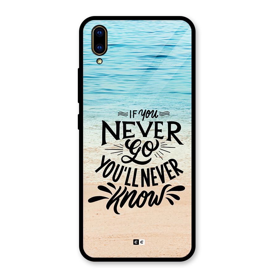 Will Never Know Glass Back Case for Vivo V11 Pro