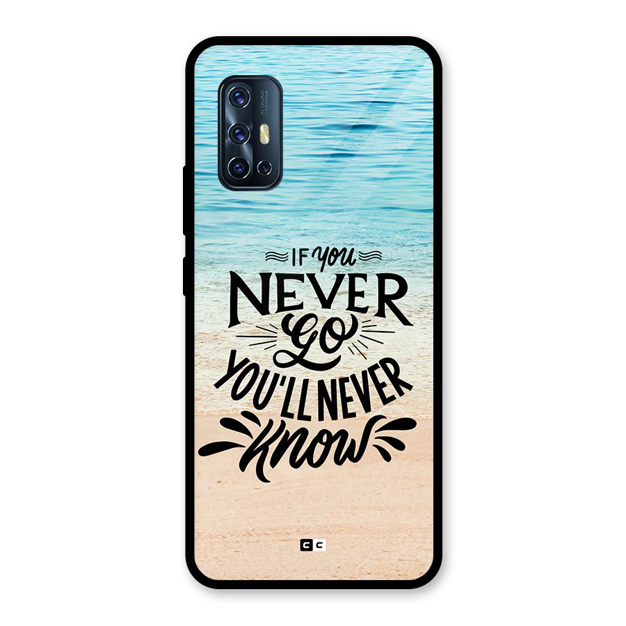 Will Never Know Glass Back Case for Vivo V17