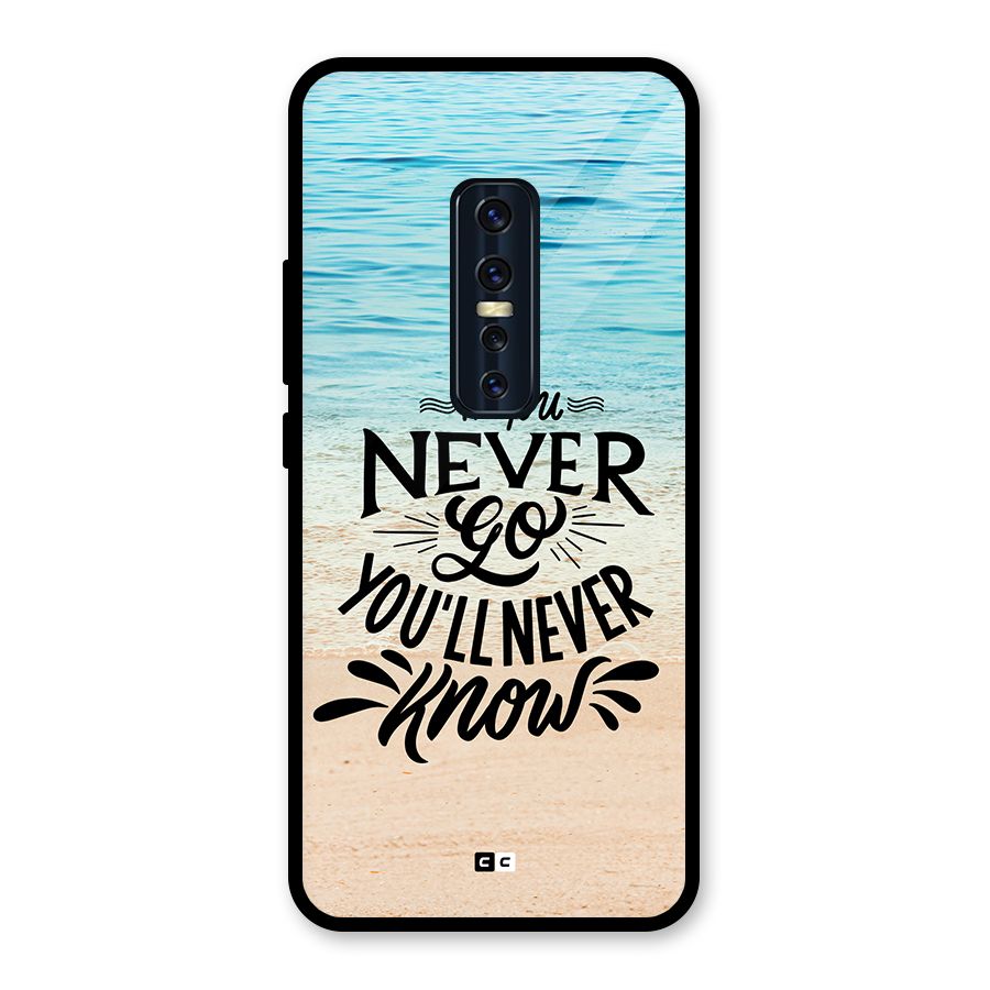 Will Never Know Glass Back Case for Vivo V17 Pro