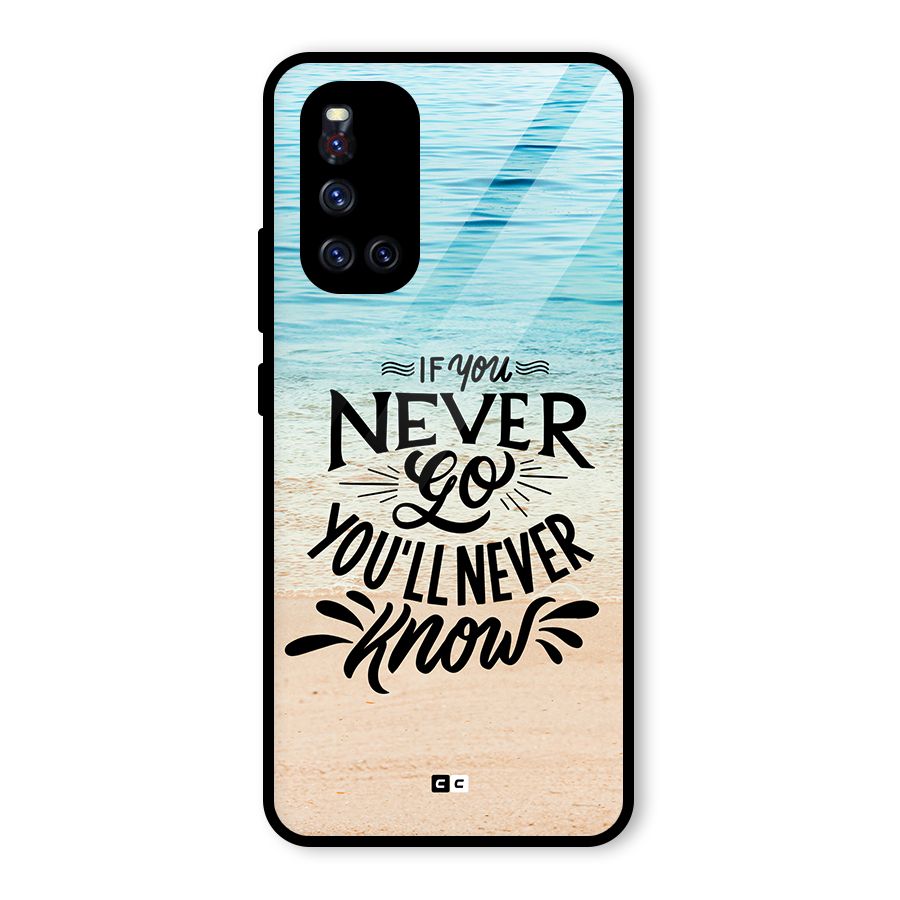Will Never Know Glass Back Case for Vivo V19