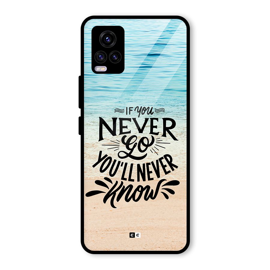 Will Never Know Glass Back Case for Vivo V20