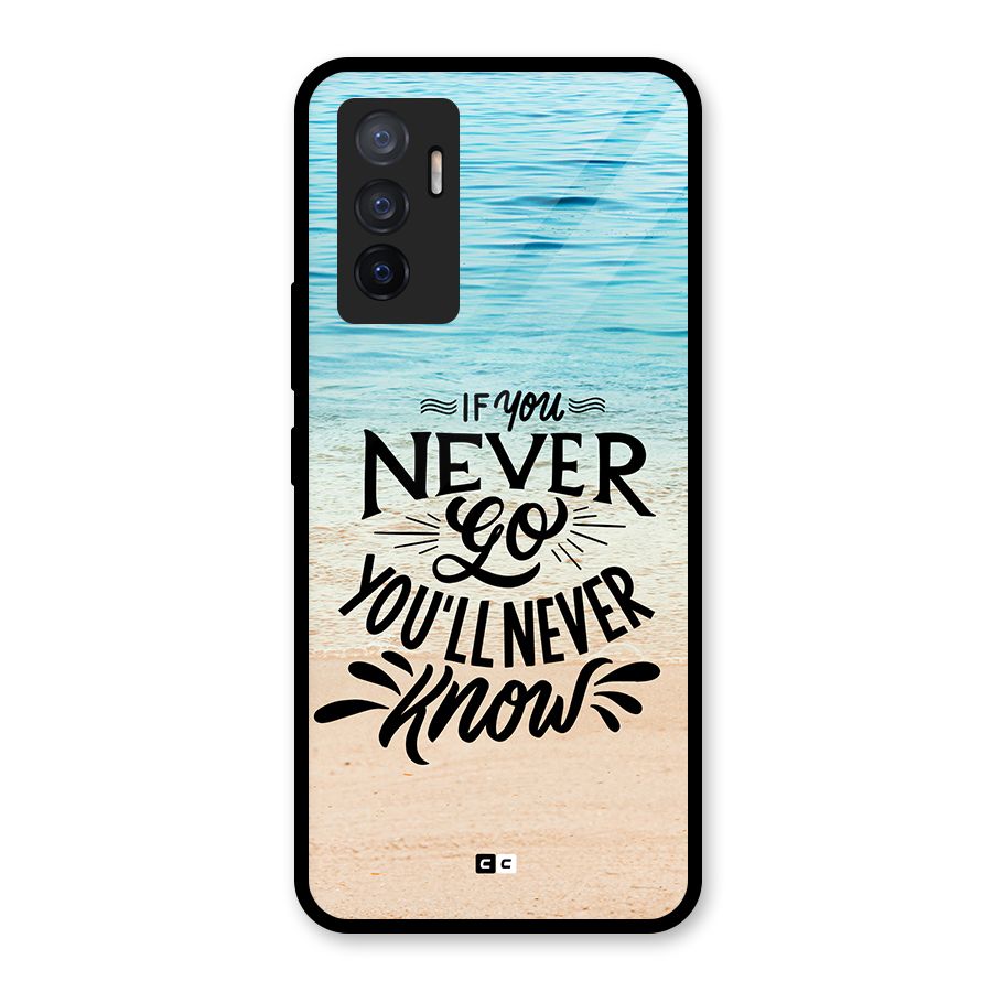 Will Never Know Glass Back Case for Vivo V23e