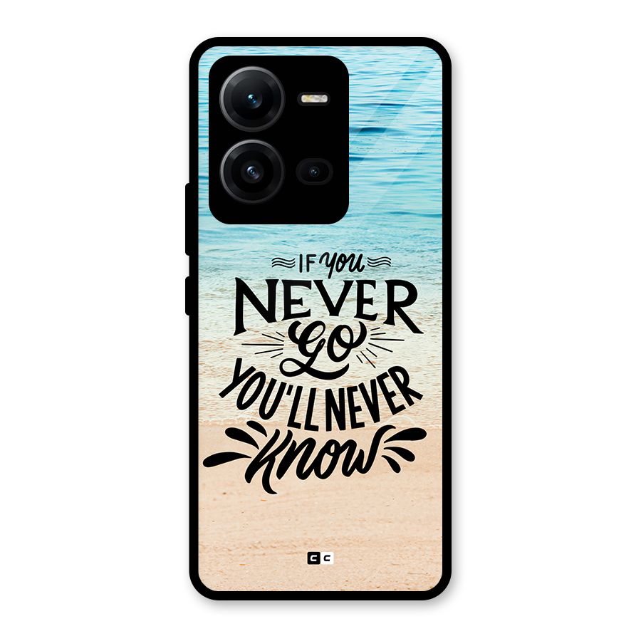 Will Never Know Glass Back Case for Vivo V25