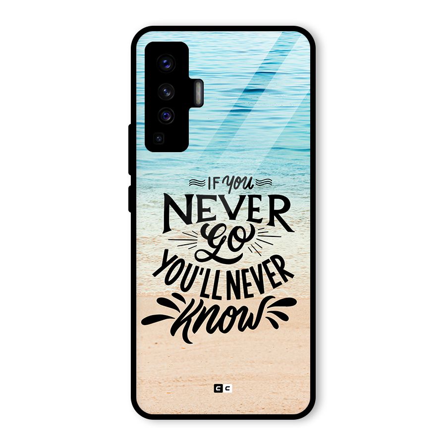 Will Never Know Glass Back Case for Vivo X50
