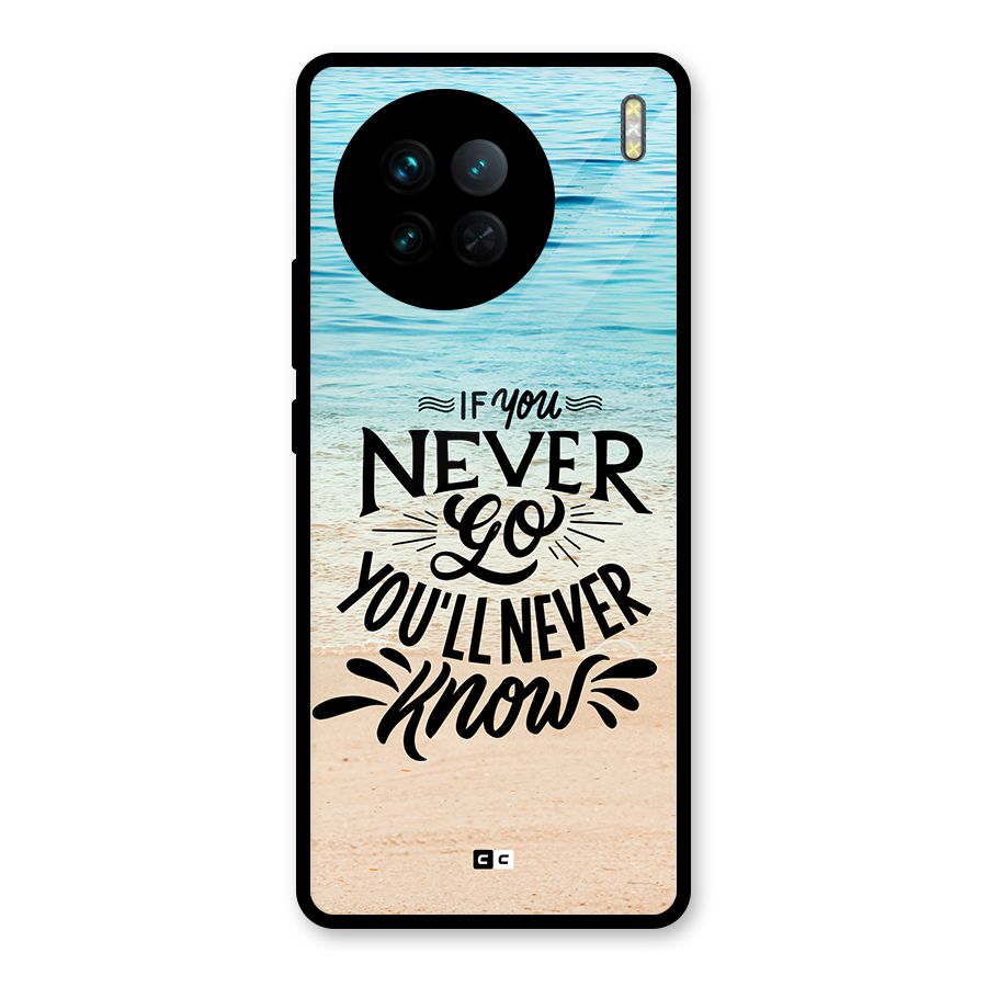Will Never Know Glass Back Case for Vivo X90