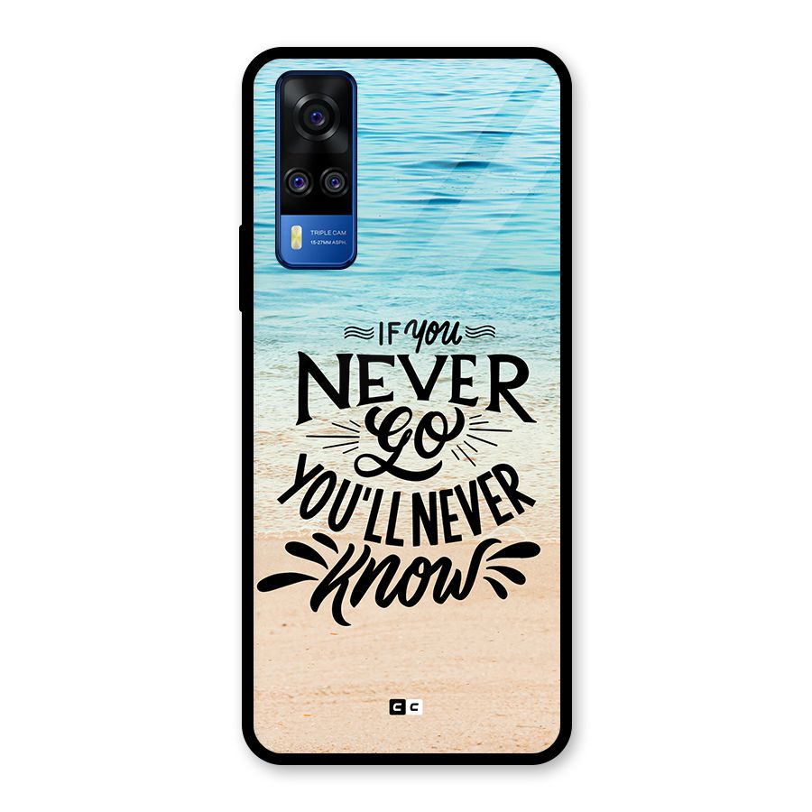 Will Never Know Glass Back Case for Vivo Y31