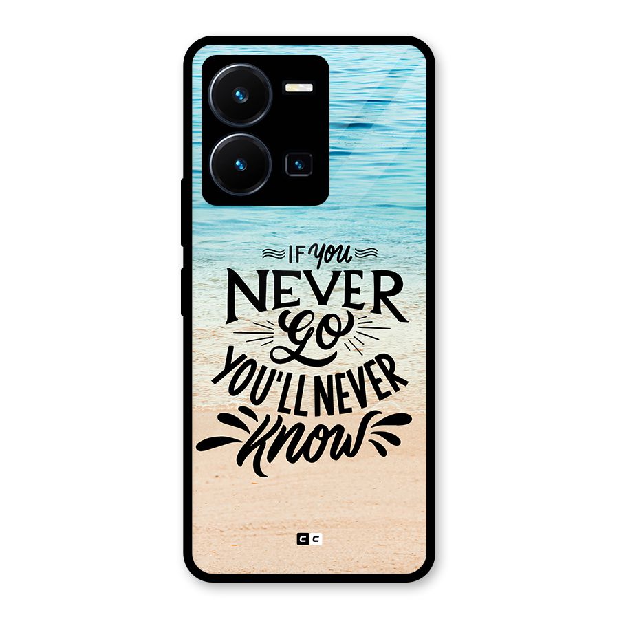 Will Never Know Glass Back Case for Vivo Y35