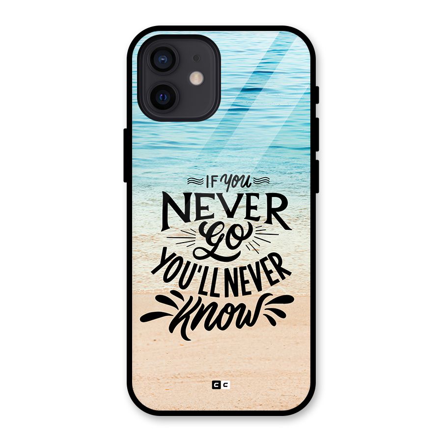 Will Never Know Glass Back Case for iPhone 12