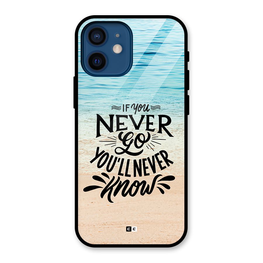 Will Never Know Glass Back Case for iPhone 12 Mini
