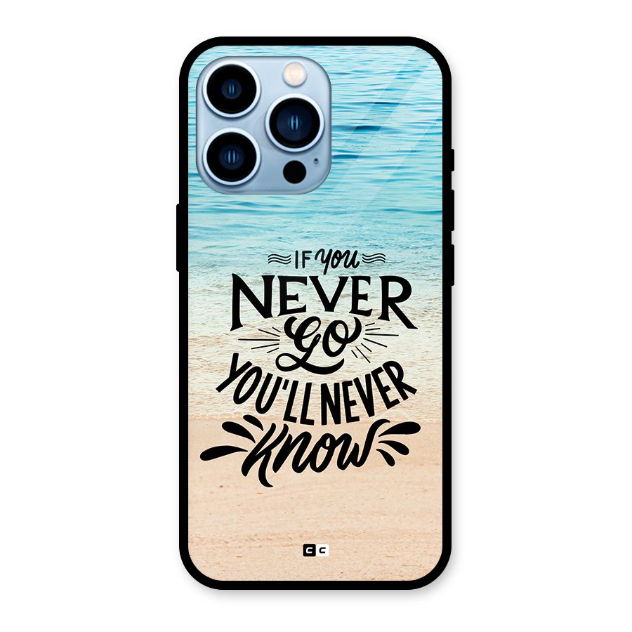 Will Never Know Glass Back Case for iPhone 13 Pro