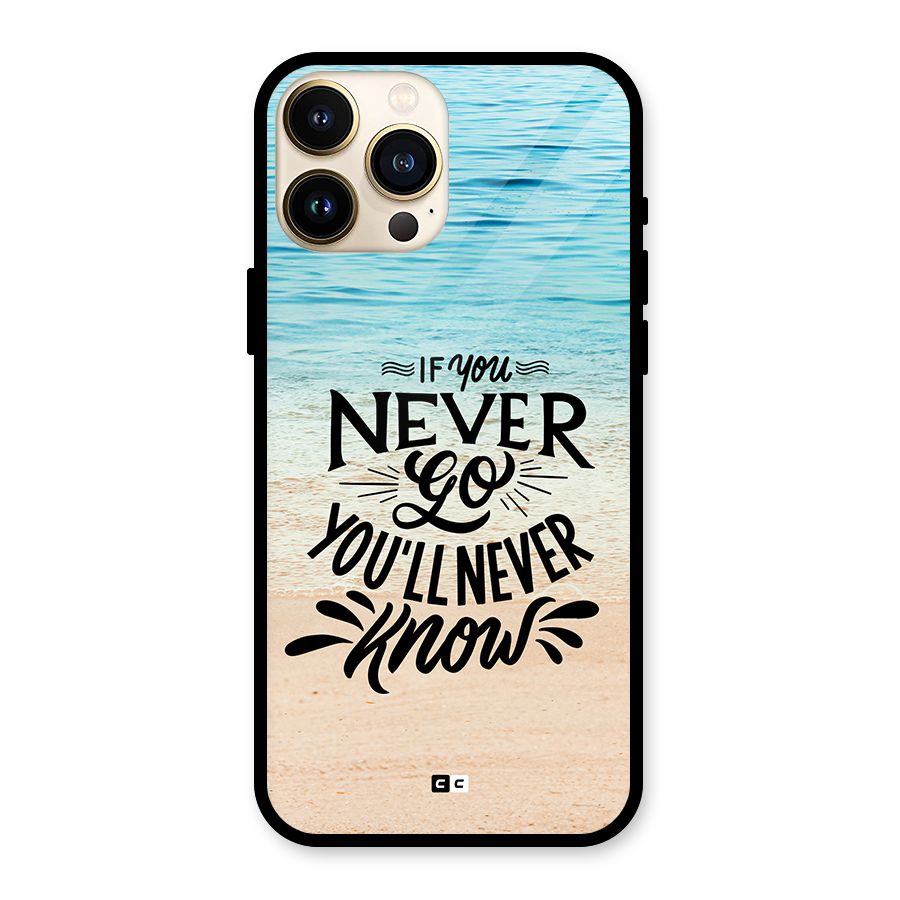 Will Never Know Glass Back Case for iPhone 13 Pro Max