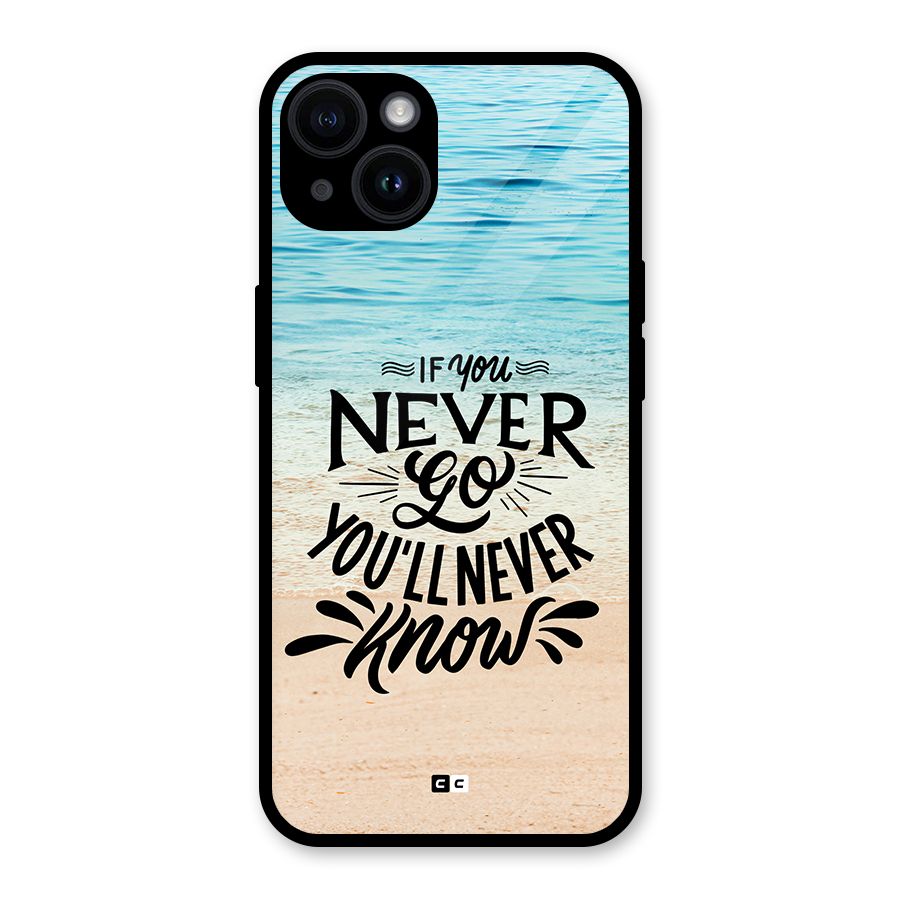 Will Never Know Glass Back Case for iPhone 14