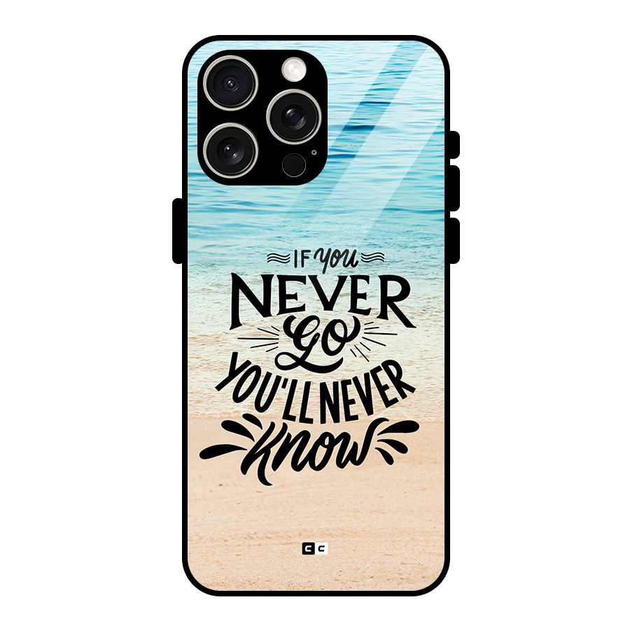 Will Never Know Glass Back Case for iPhone 15 Pro Max