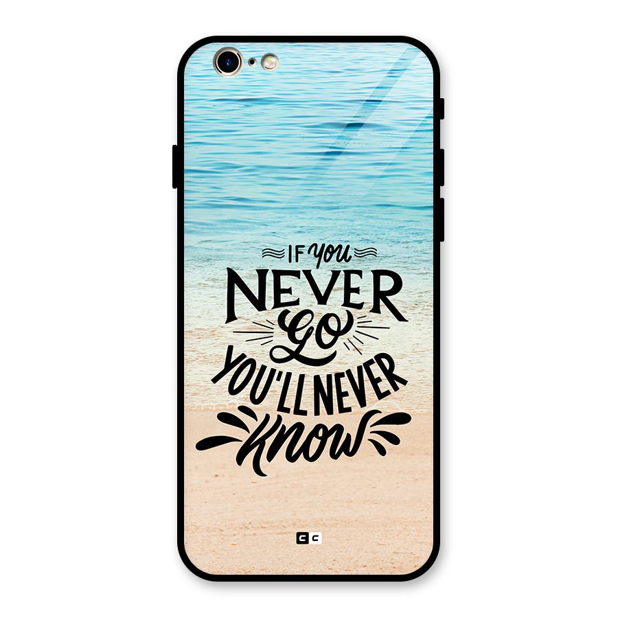 Will Never Know Glass Back Case for iPhone 6 6S