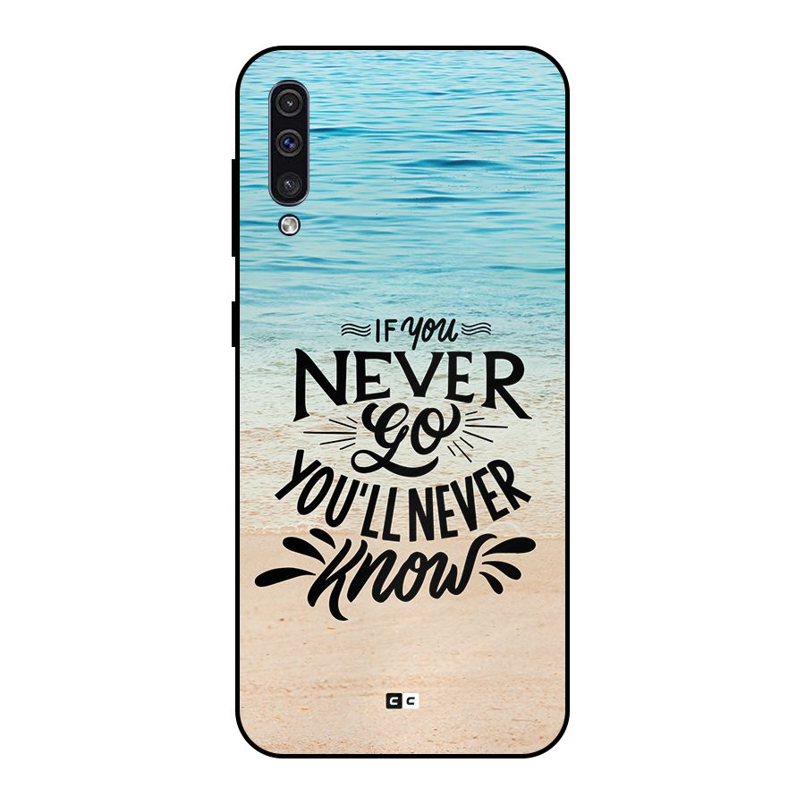 Will Never Know Metal Back Case for Galaxy A50