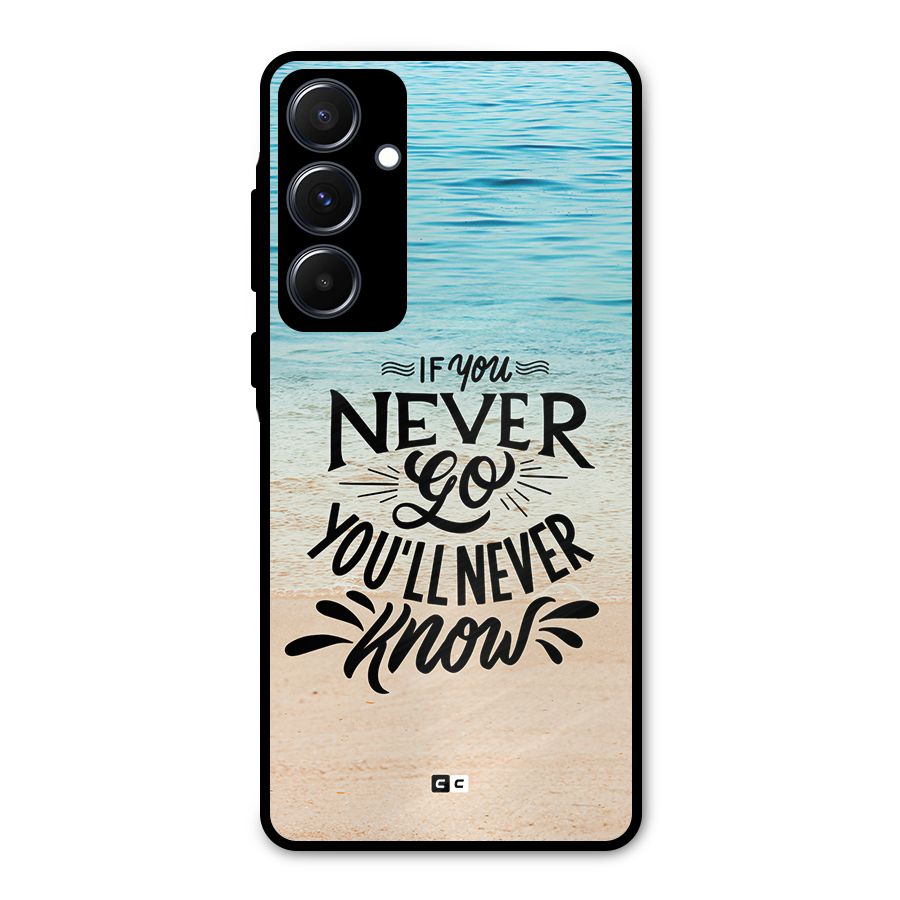 Will Never Know Metal Back Case for Galaxy A55