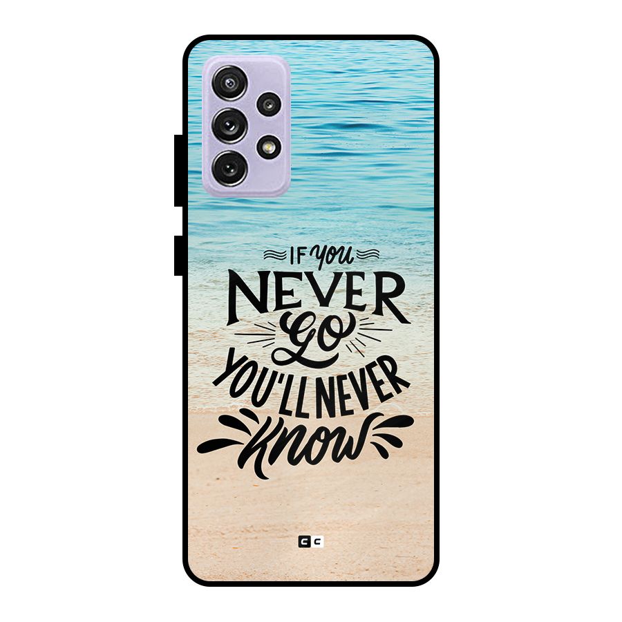 Will Never Know Metal Back Case for Galaxy A72