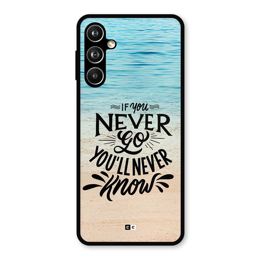Will Never Know Metal Back Case for Galaxy F54