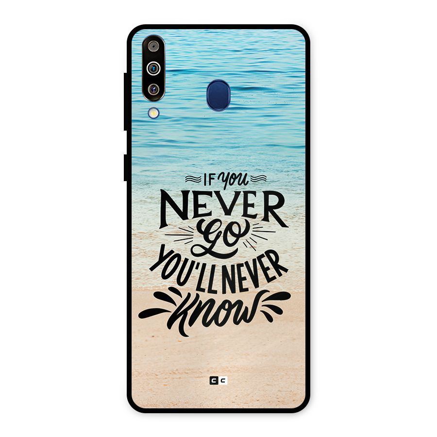 Will Never Know Metal Back Case for Galaxy M30