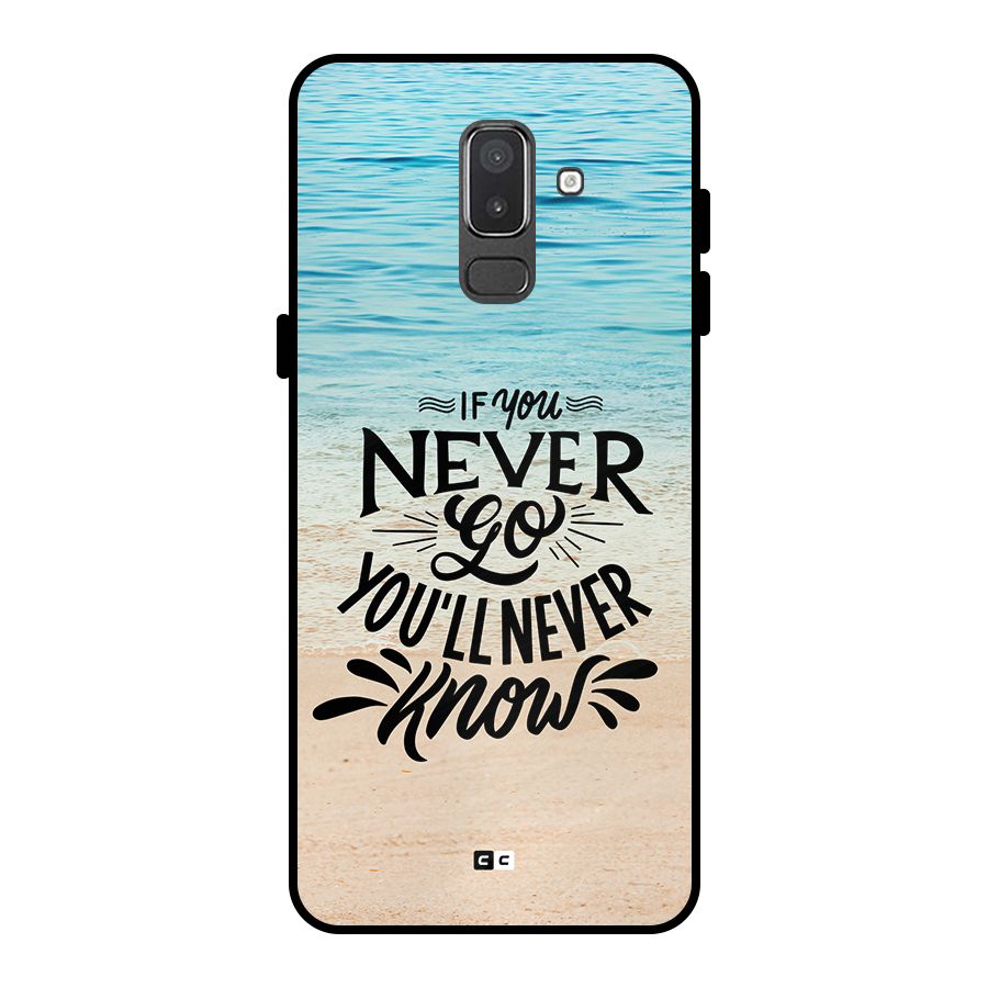 Will Never Know Metal Back Case for Galaxy On8 (2018)