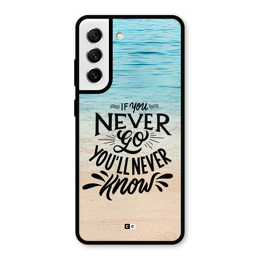 Will Never Know Metal Back Case for Galaxy S21 FE 5G