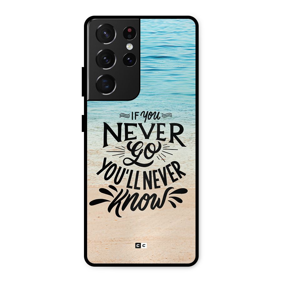 Will Never Know Metal Back Case for Galaxy S21 Ultra 5G