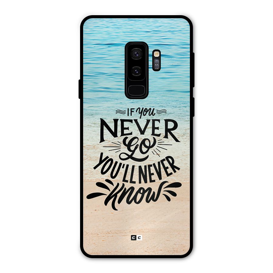 Will Never Know Metal Back Case for Galaxy S9 Plus