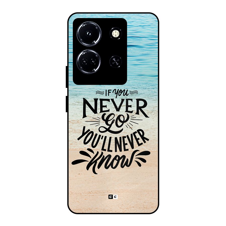 Will Never Know Metal Back Case for Infinix Note 30 5G