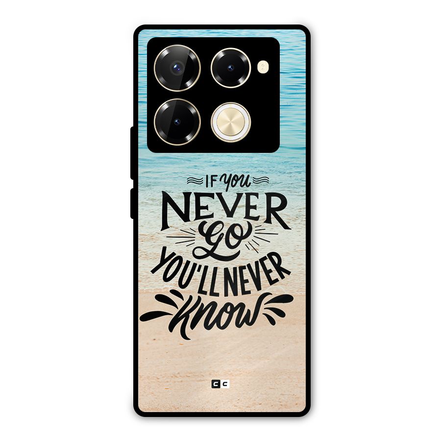 Will Never Know Metal Back Case for Infinix Note 40 Pro Plus