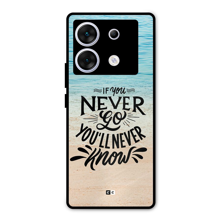 Will Never Know Metal Back Case for Infinix Zero 30 5G
