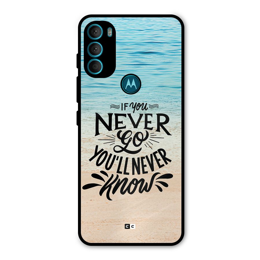 Will Never Know Metal Back Case for Moto G71 5G