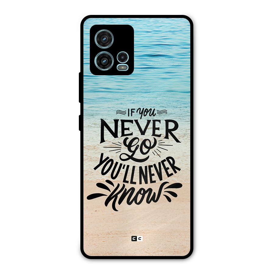 Will Never Know Metal Back Case for Moto G72