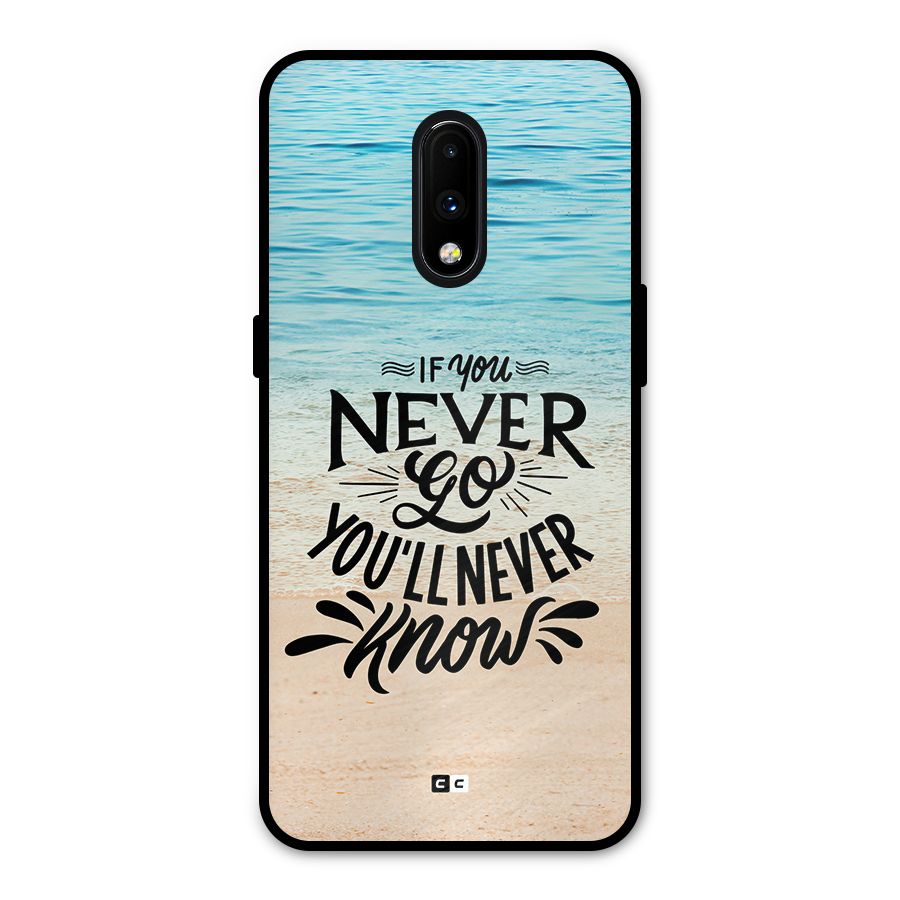 Will Never Know Metal Back Case for OnePlus 7